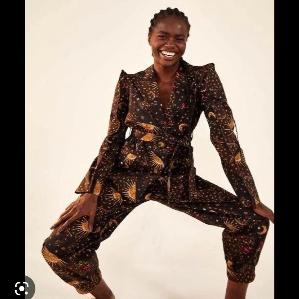 FARM Rio Leopard Sky Pant